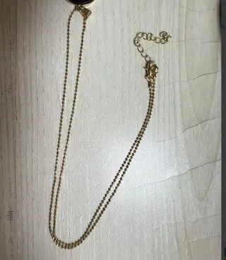 Alloy Beaded Chain Necklace for Women Daily Casual Jewelry
