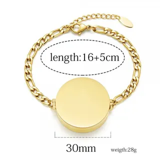 Stainless Steel Lipstick & Ring Storage Bracelet, Silver Mirror Polish, Multifunctional Portable Makeup Jewelry, 16+5cm, Hypoallergenic Tarnish-Free