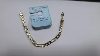 MEEYA Luxury Flower Bracelet for Women, 18K Gold Plated Alloy Chain Link Bracelet, Vintage Openwork Design Gift Jewelry