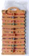 12 Pcs Colorful Beaded Bracelets Set for Kids, Adjustable Woven Cord Charm Bracelets with Alloy Clasp, 16-32cm DIY Handmade Jewelry Gift Pack