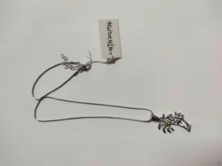 Coconut Tree Necklace for Women, Boho Beach Vacation Pendant, Rhinestone Inlaid Alloy Silver Plated Chain, Adjustable 40+5cm