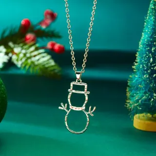 Christmas Snowman Dangle Earrings, Hollow Out Rhinestone Long Earrings for Women, Silver Alloy Holiday Party Jewelry Gift