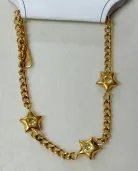 Luxury Star Bracelet - 18K Gold Plated Chain with Rhinestone Five-Point Stars, Sweet-Cool Stackable Jewelry for Women