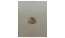 Vintage Mickey Mouse Ear Stud Earrings, Copper Antique Gold, Cute Cartoon Shape, Pair
